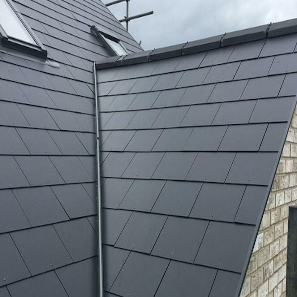 New slate roof pitch by Alliance Roofing London